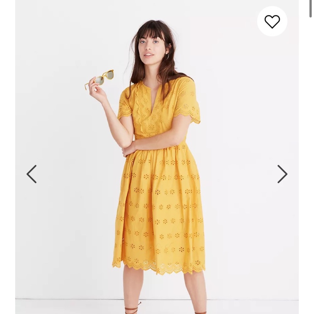 Madewell Embroidered Dress